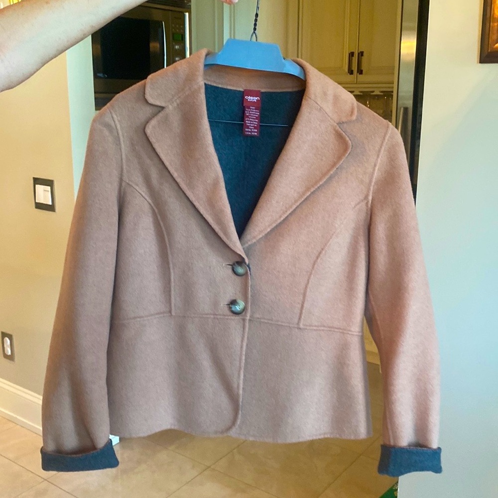 Olsen Europe Grey / Camel Reversible blazer